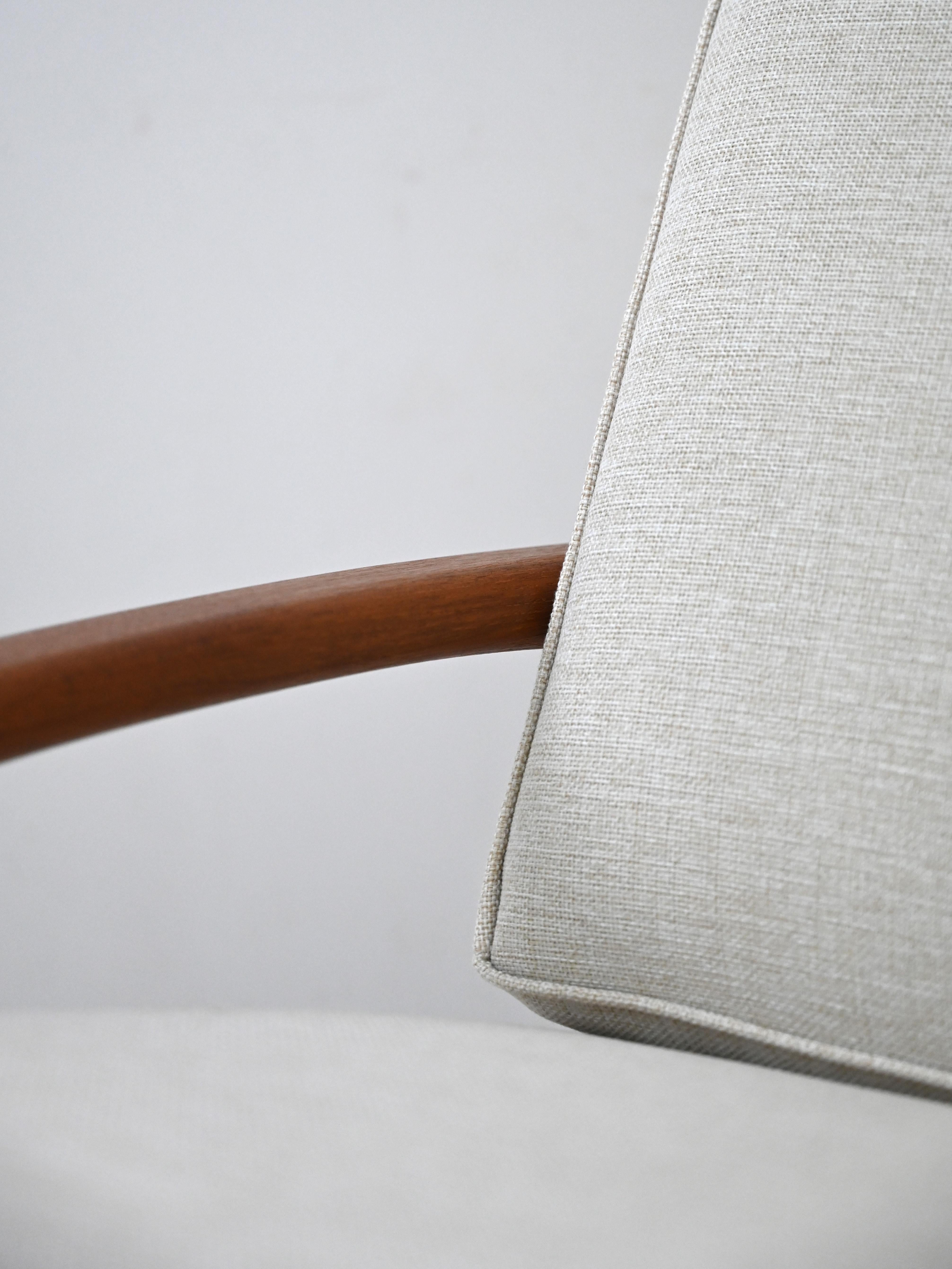 Tissu Fauteuil danois Modèle 121 de Kai Kristiansen en vente