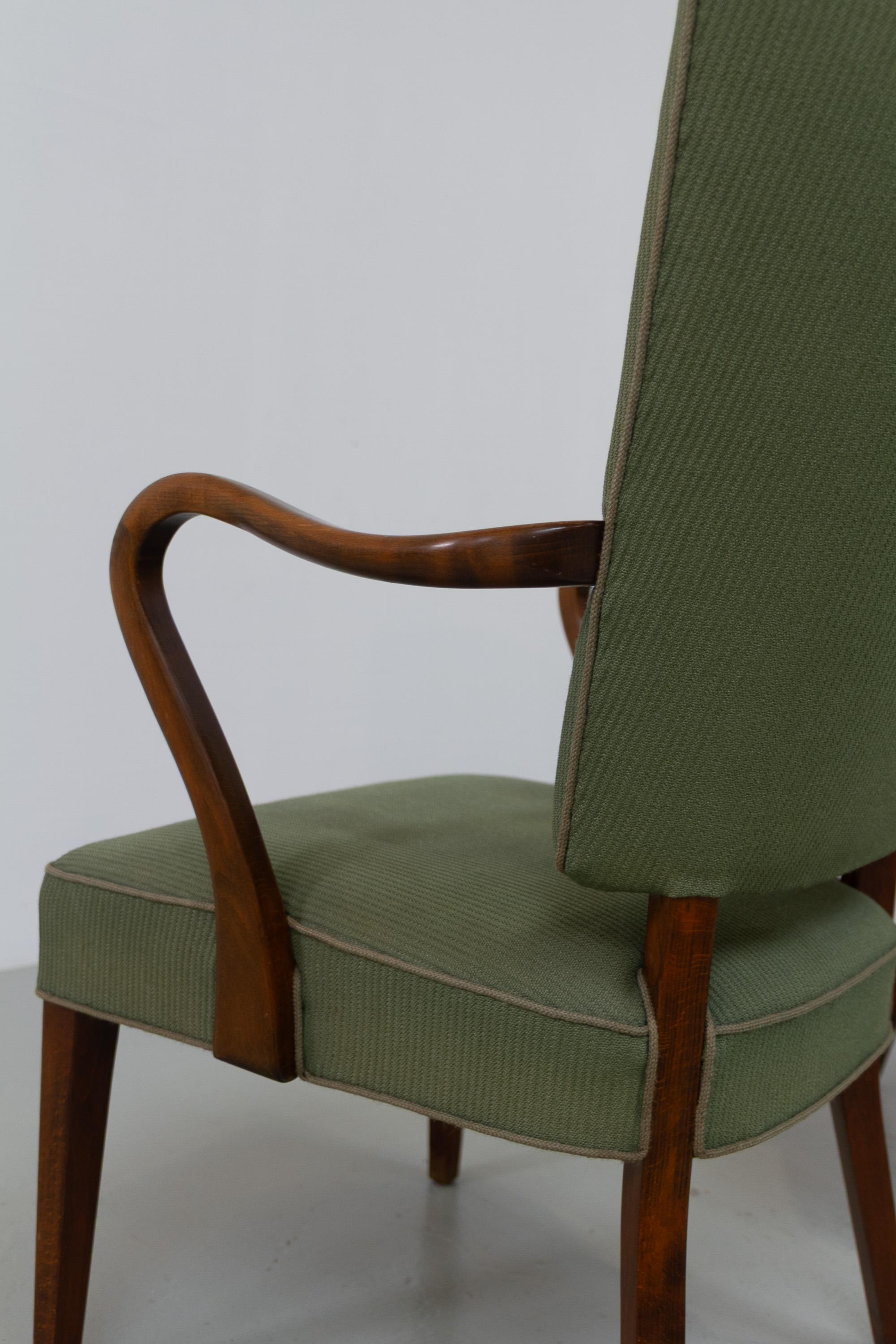 Sillones daneses de Alfred Christensen para Slagelse Møbelværk, década de 1940. Juego de 2. en venta 11