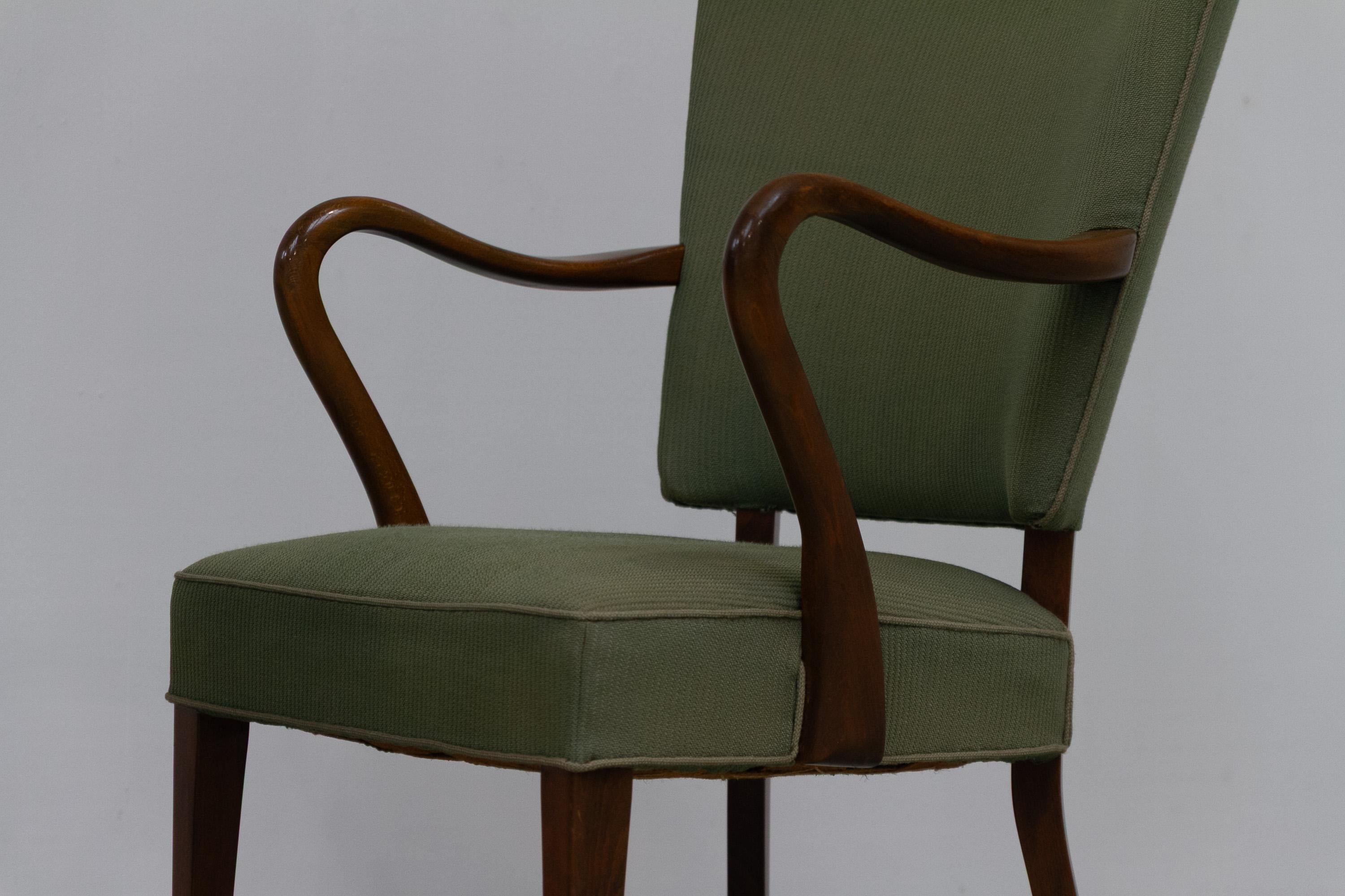 Sillones daneses de Alfred Christensen para Slagelse Møbelværk, década de 1940. Juego de 2. en venta 1