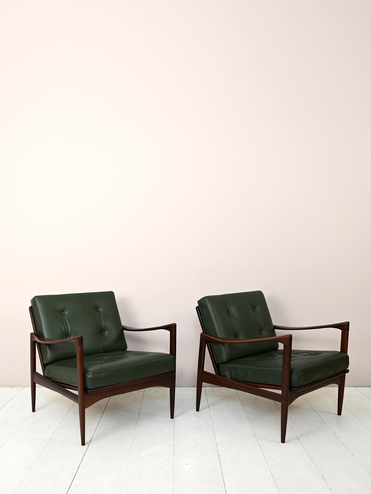 Danish Armchairs by Ib Kofod - Larsen In Good Condition For Sale In Brescia, IT
