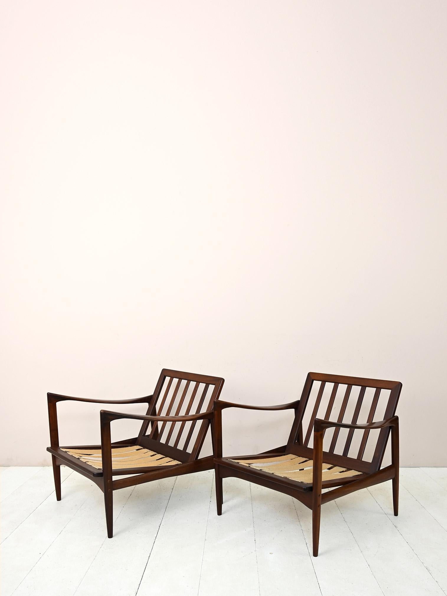 Danish Armchairs by Ib Kofod - Larsen 1