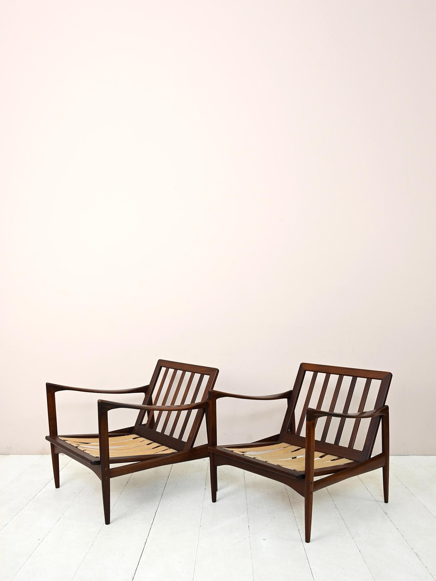 Danish Armchairs by Ib Kofod - Larsen For Sale 1