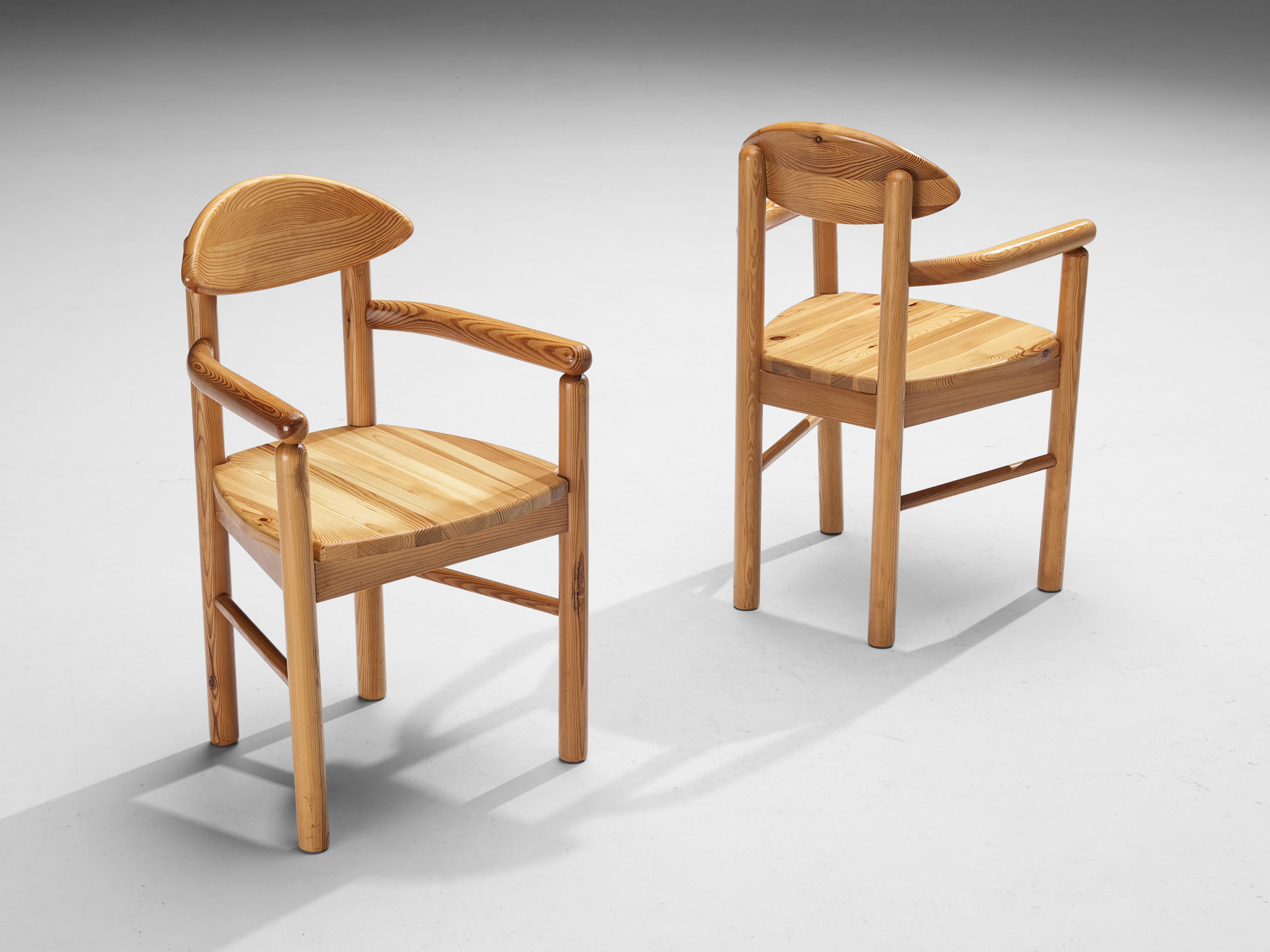 Danish Armchairs in Solid Pine 5