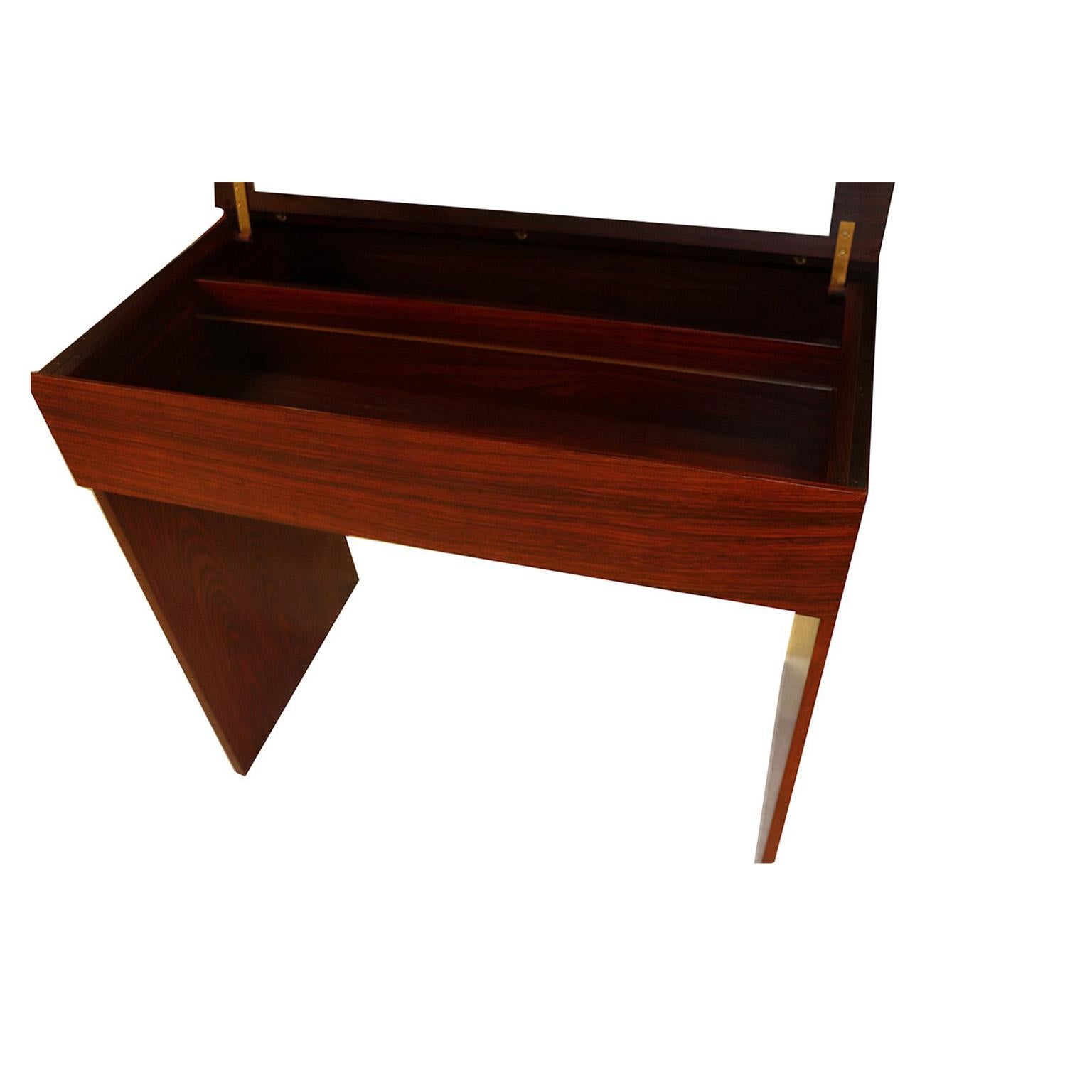 Danish Arne Wahl Iversen Rosewood Vanity Desk for Vinde Møbelfabrik 3