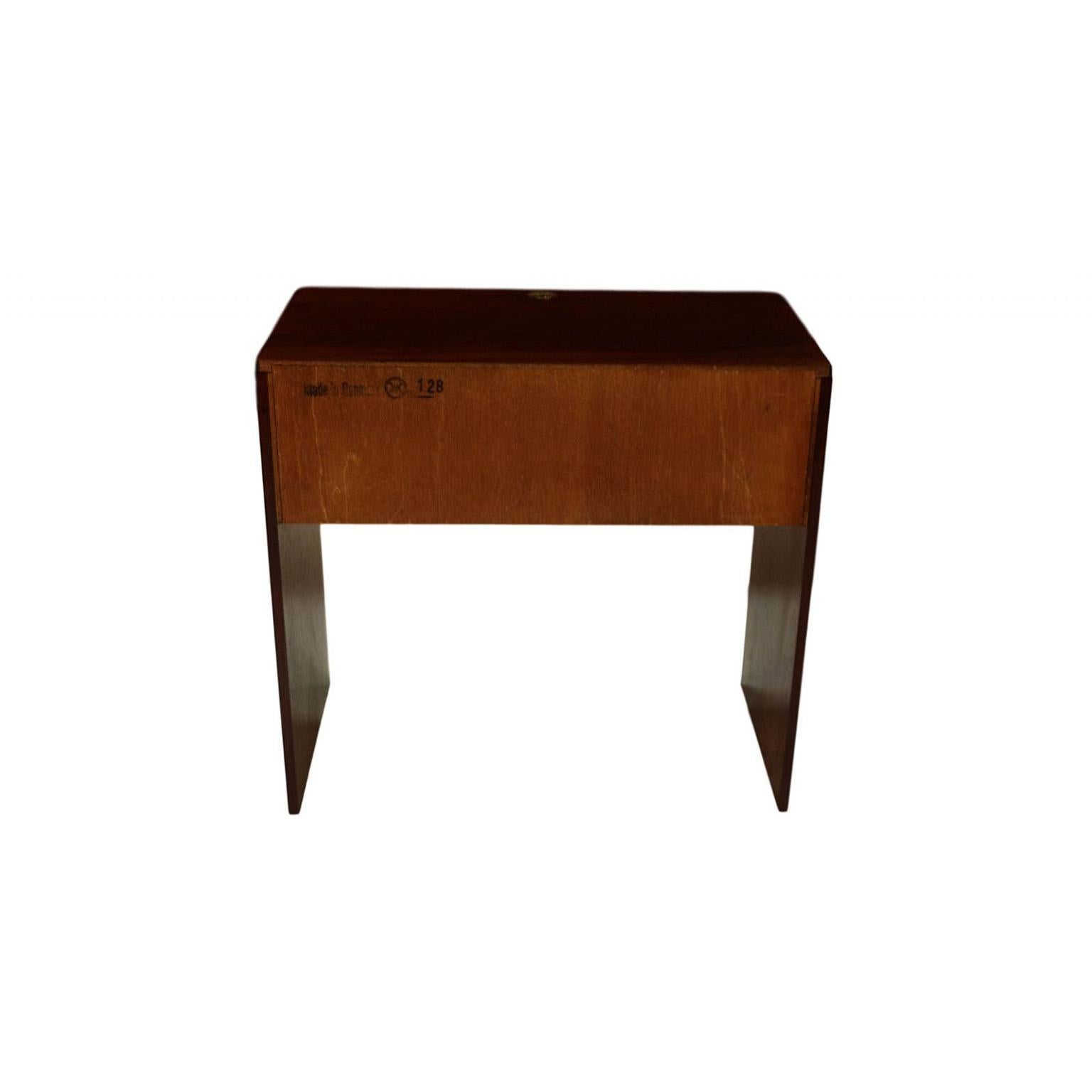 Mid-20th Century Danish Arne Wahl Iversen Rosewood Vanity Desk for Vinde Møbelfabrik