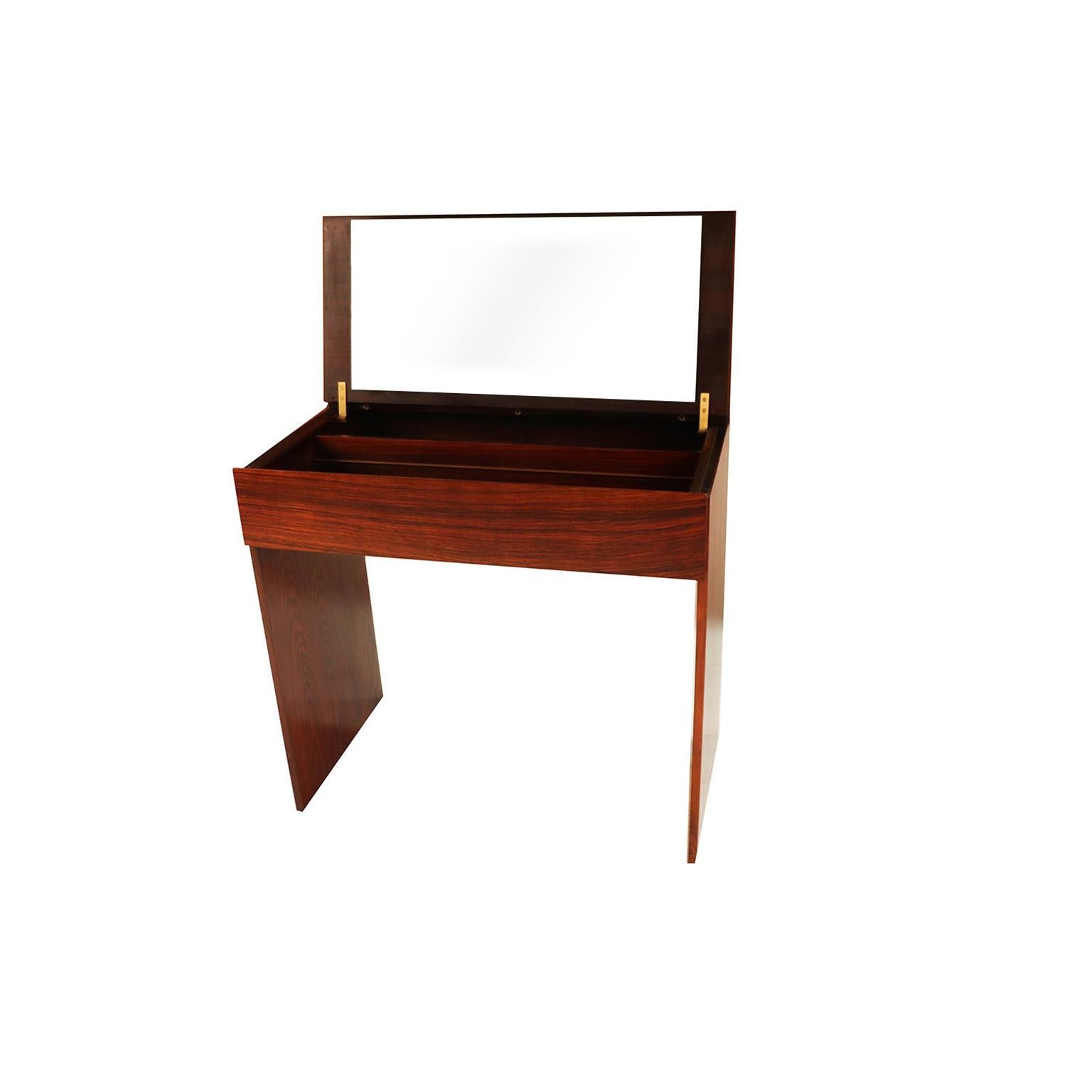 Danish Arne Wahl Iversen Rosewood Vanity Desk for Vinde Møbelfabrik 3