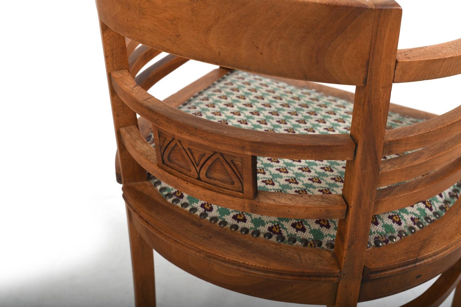 Sillón Art Decó danés años 20 en estado original en venta 4