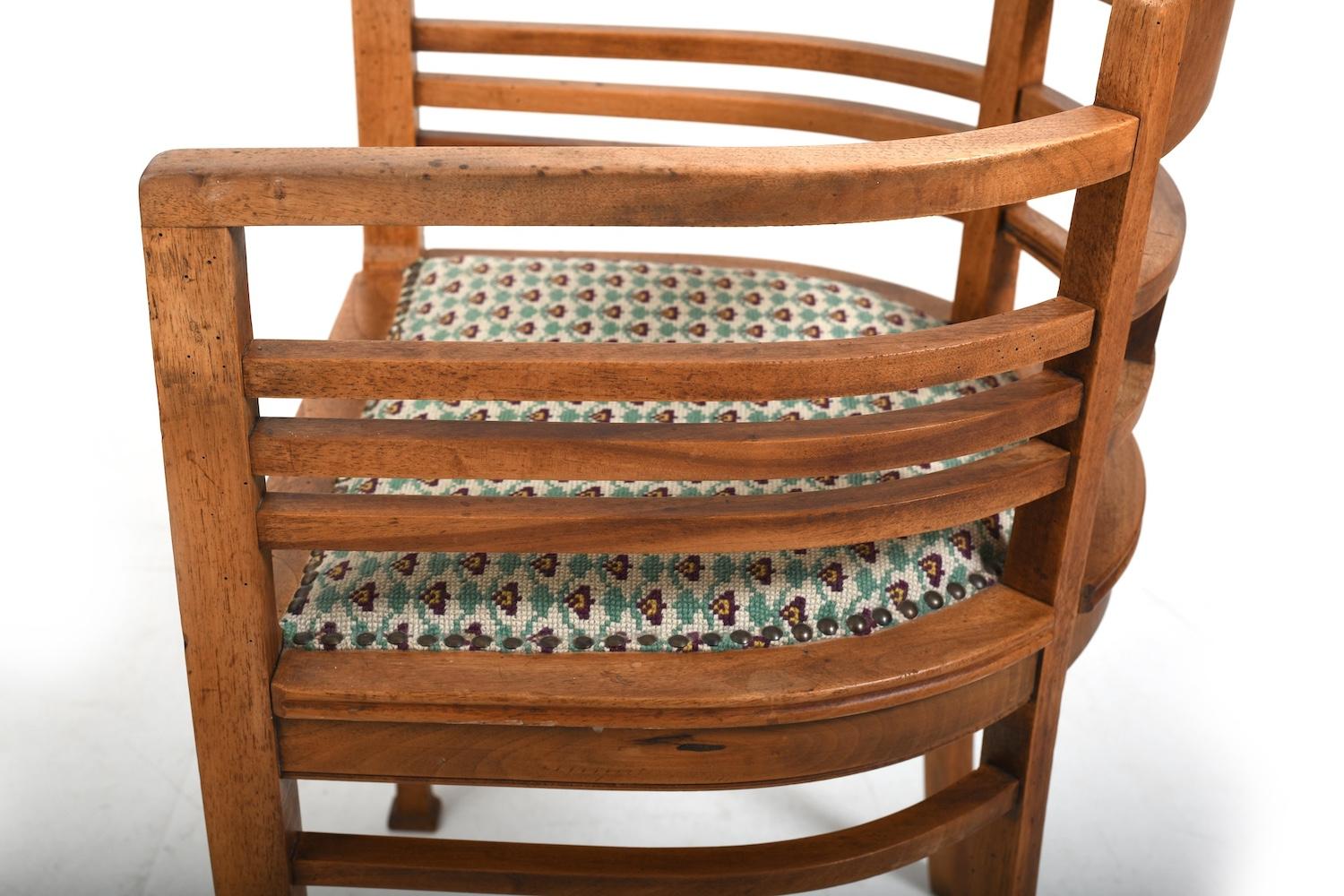 Sillón Art Decó danés años 20 en estado original Danés en venta