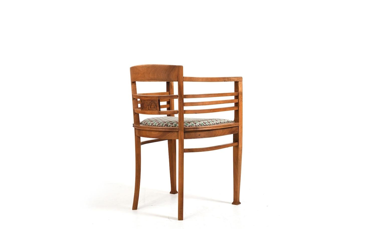 Sillón Art Decó danés años 20 en estado original en venta 3