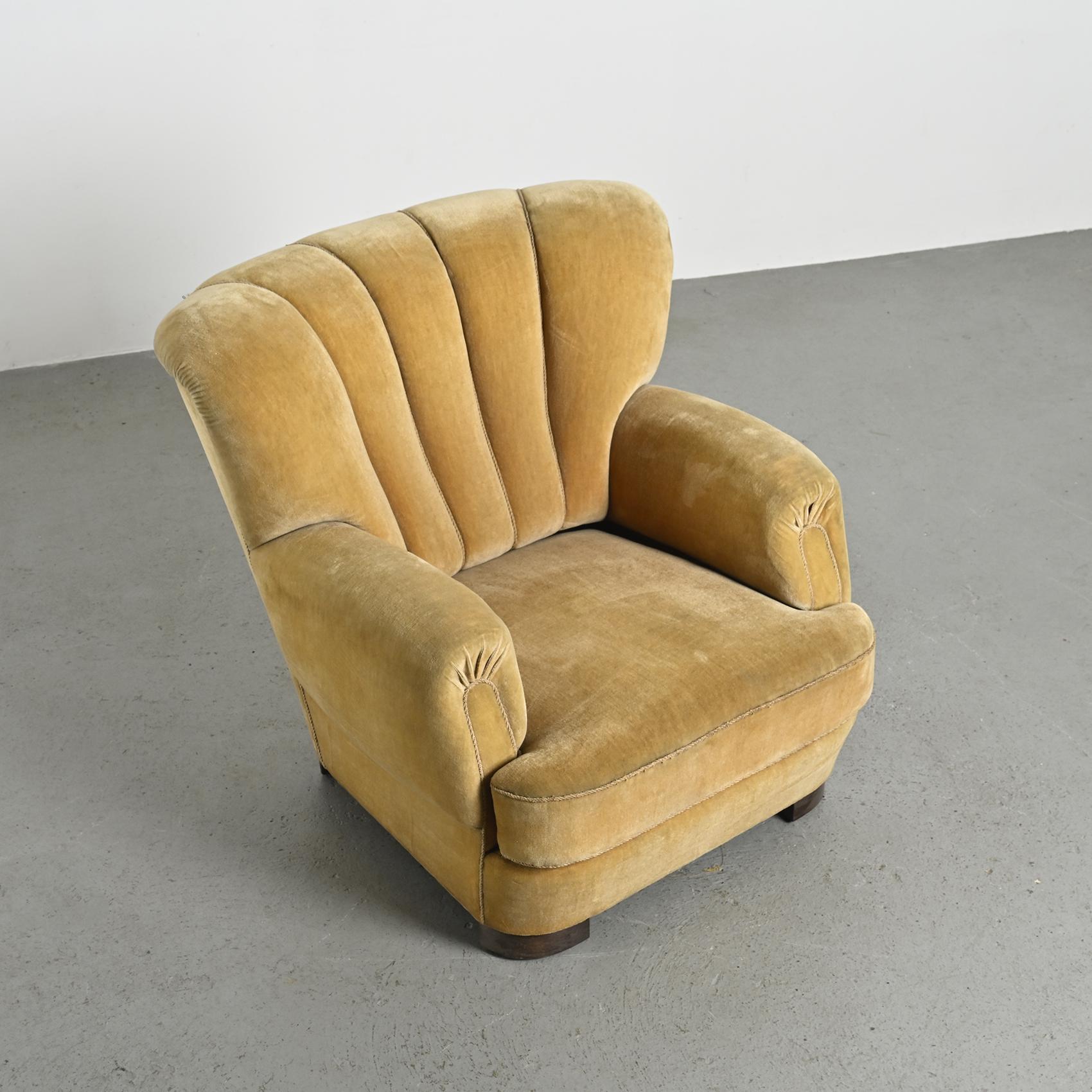 Danish Art Deco Armchairs, 1940s, Set of 2 For Sale 3