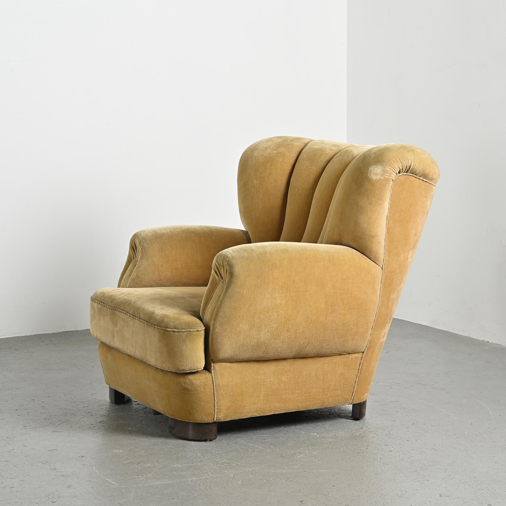 Danish Art Deco Armchairs, 1940s, Set of 2 For Sale 4