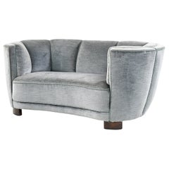 Danish Art Deco Banana Sofa