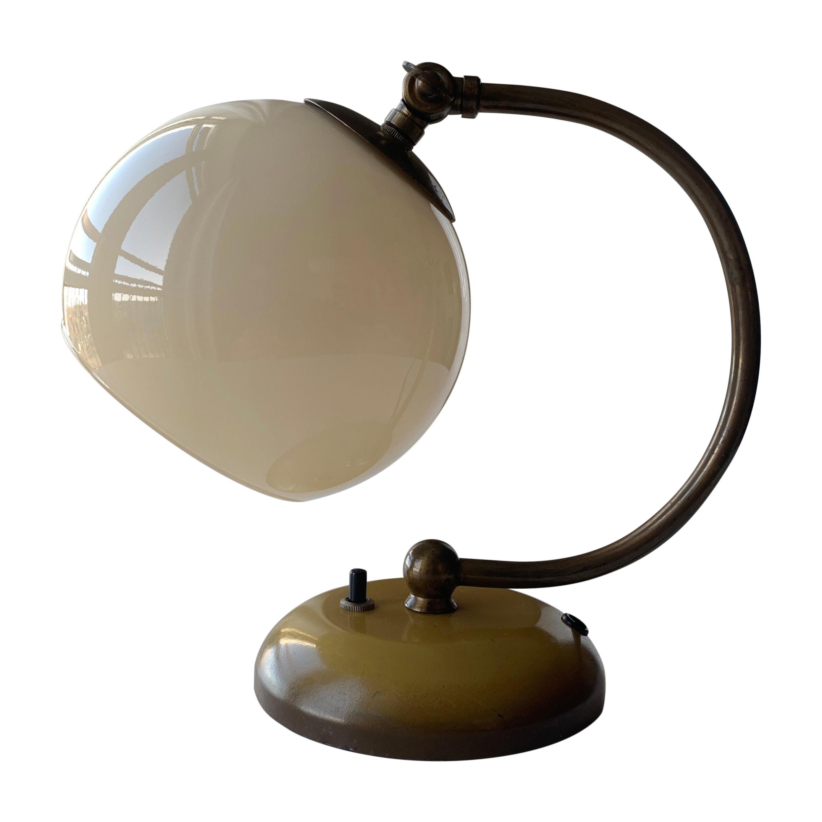 Danish Art Deco Bedside Table Lamp Fog & Mørup For Sale