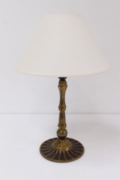 Danish Art Deco Brass Table Lamp, 1920s.