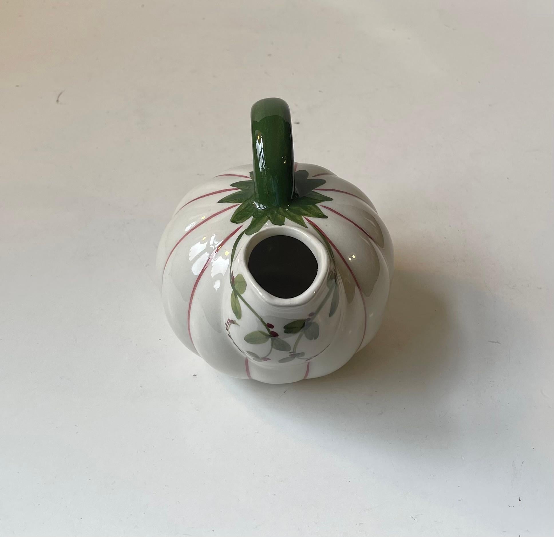 Brocca di zucca in ceramica danese Art Deco di Sorgenfri In condizioni buone in vendita a Esbjerg, DK