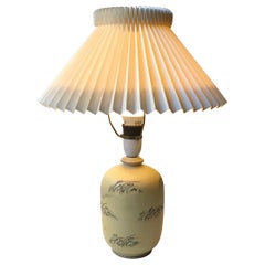 Danish Art Deco Ceramic Table Lamp from Knabstrup, 1930s