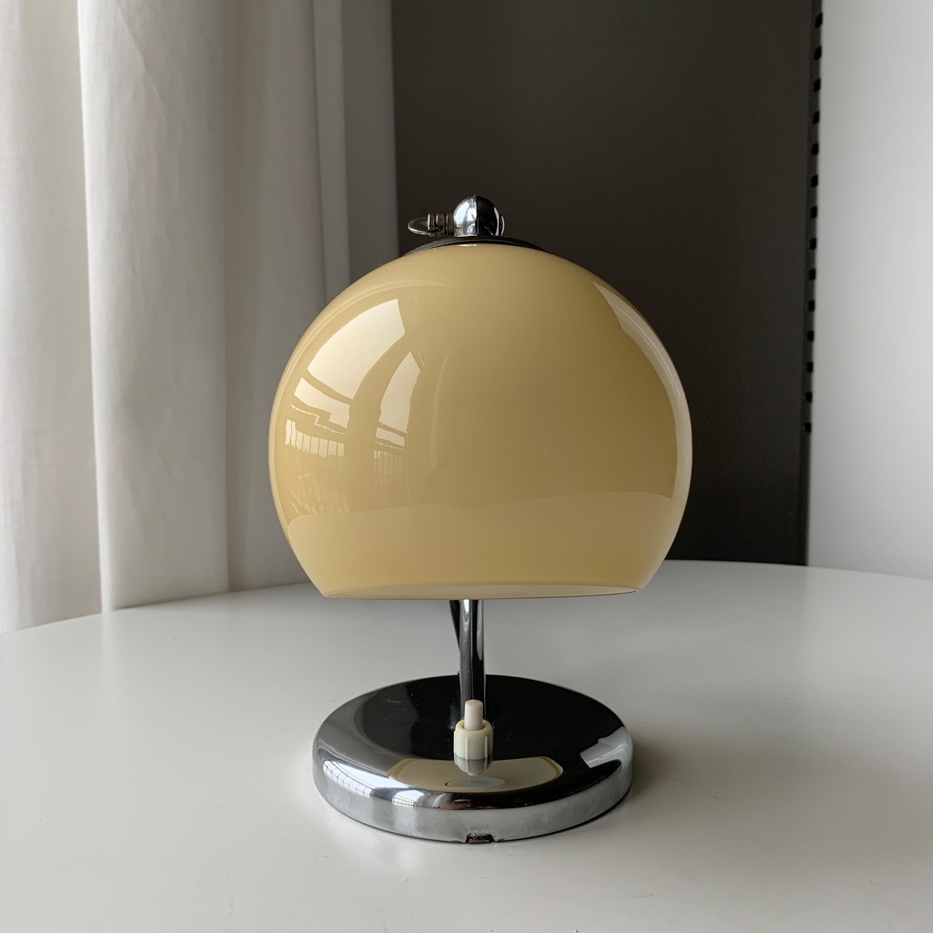 Danish Art Deco Chrome Table Lamp Fog & Mørup For Sale 6