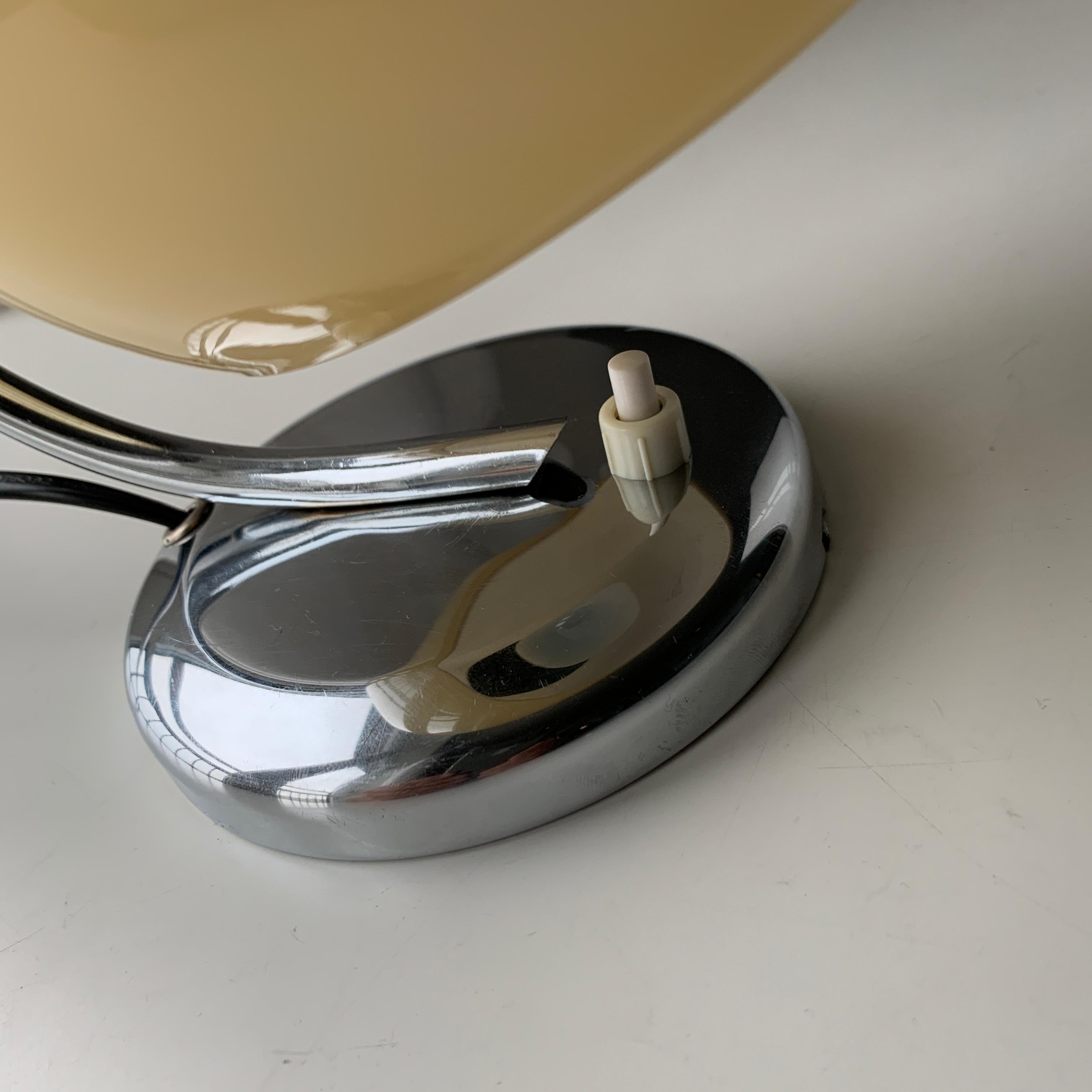 Danish Art Deco Chrome Table Lamp Fog & Mørup For Sale 7