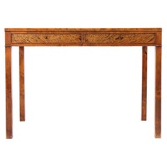 Danish Art Deco Desk in Flame Birch – Danish Cabinetmaker, 1940s