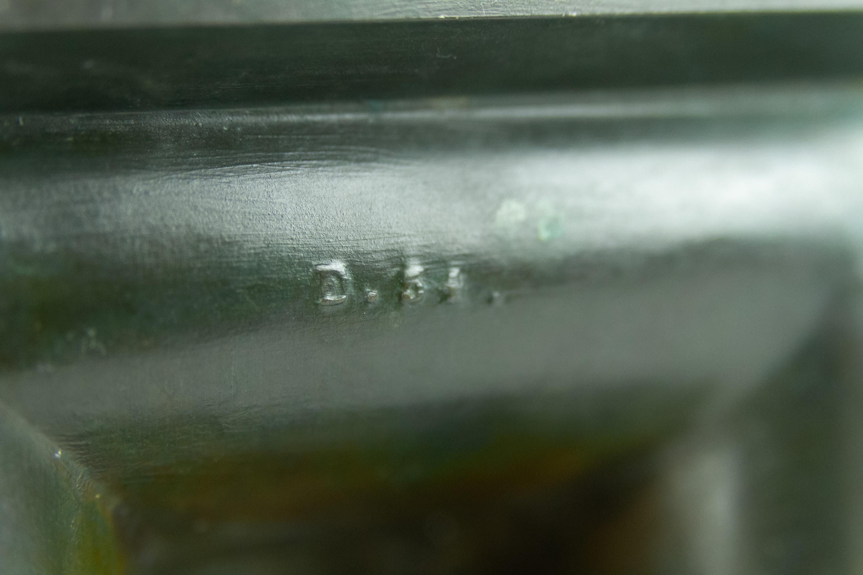 Metallo Candeliere danese in metallo Art Deco Disko di Just Andersen, anni '20. in vendita