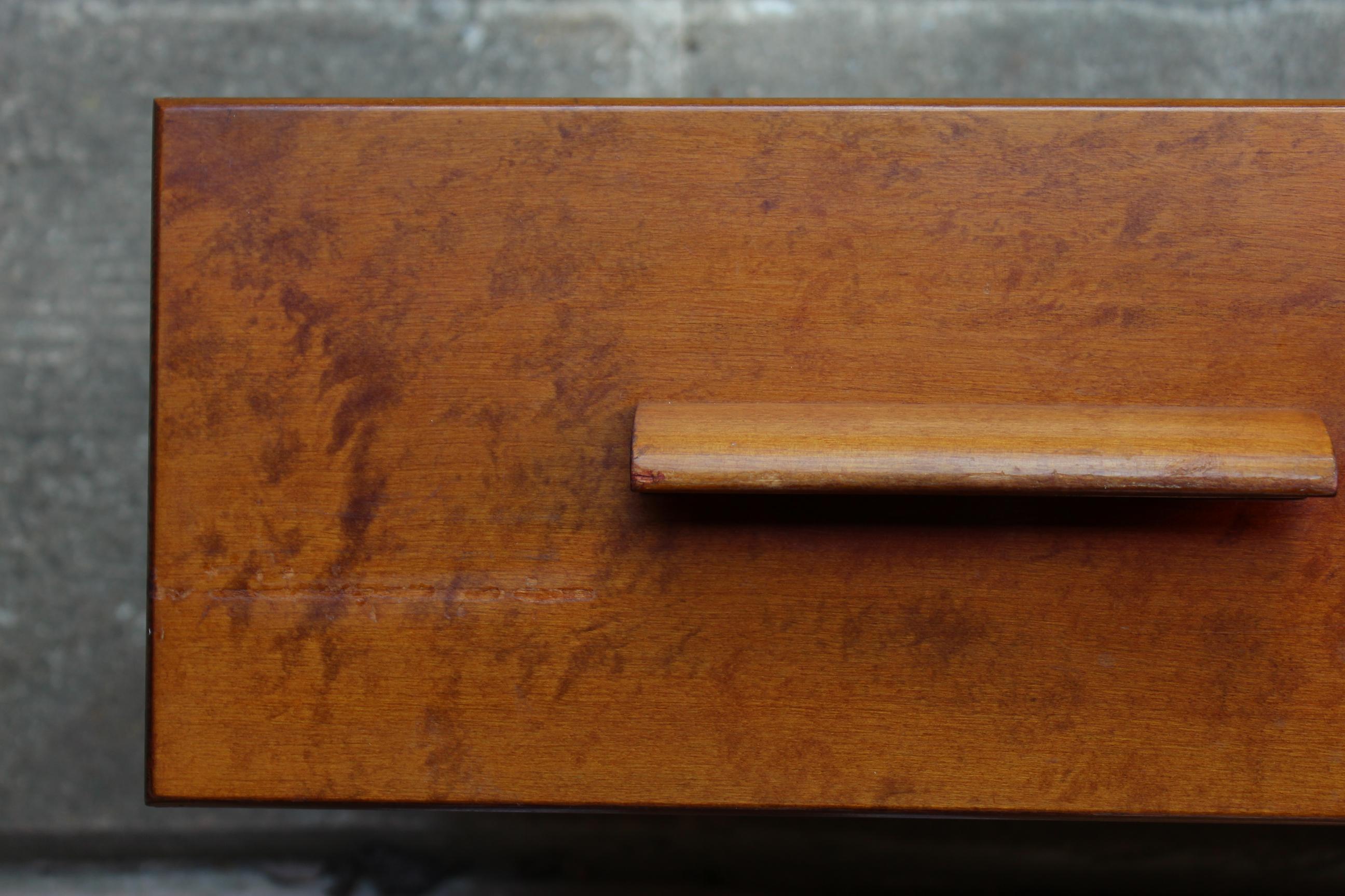 Comò danese Art Deco con 3 cassetti realizzato da un abile falegname danese del 1930 in vendita 3
