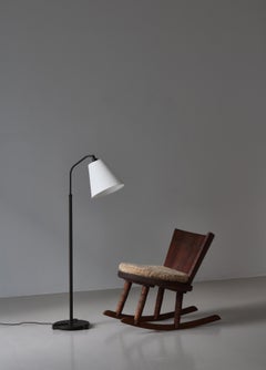 Lampadaire Art déco danois en bronze patiné, années 1930