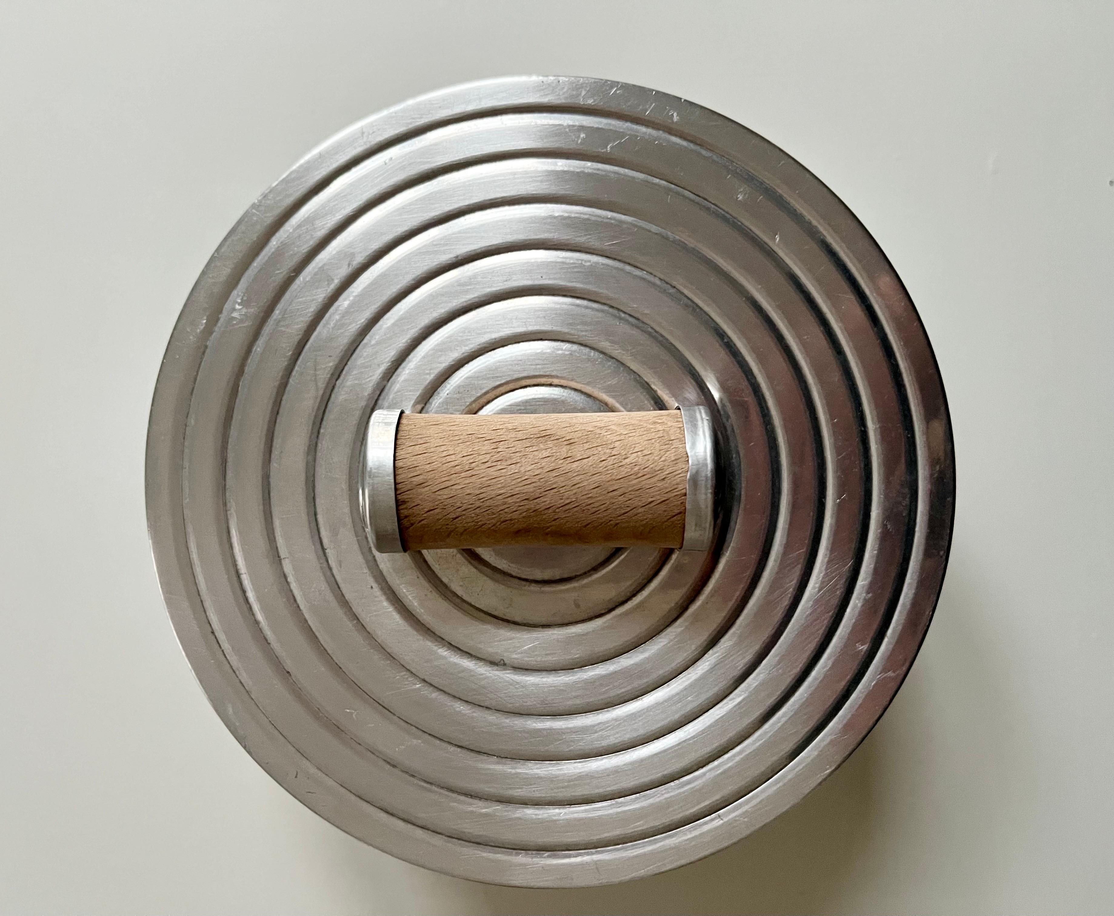 Joyero danés Art Decó de cristal y metal / Tarro decorativo con tapa, años 30 en Bueno estado para la venta en Frederiksberg C, DK