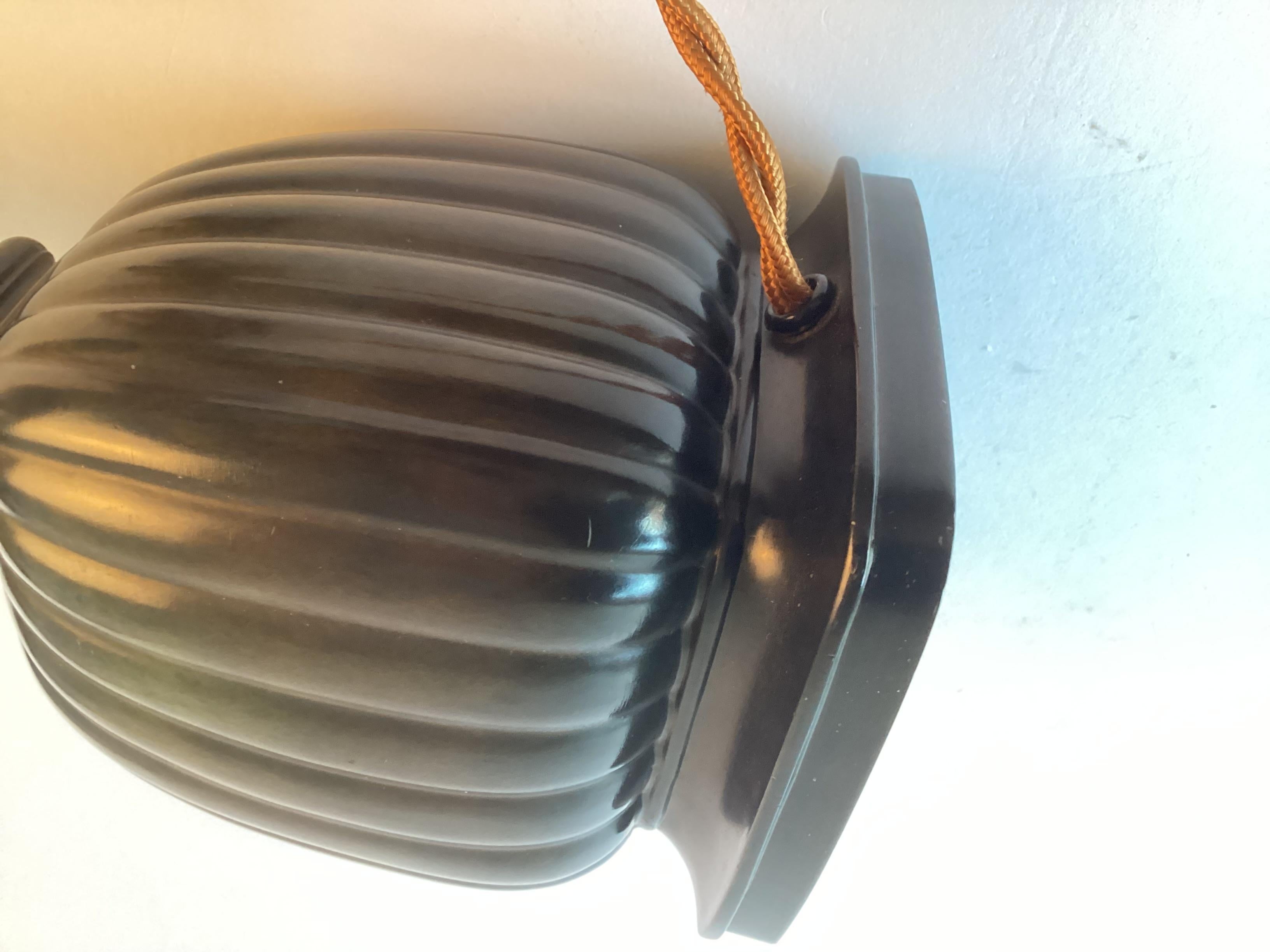 Danish Art Deco Just Andersen Table Lamp in Disco Metal with Shade, 1930s For Sale 8