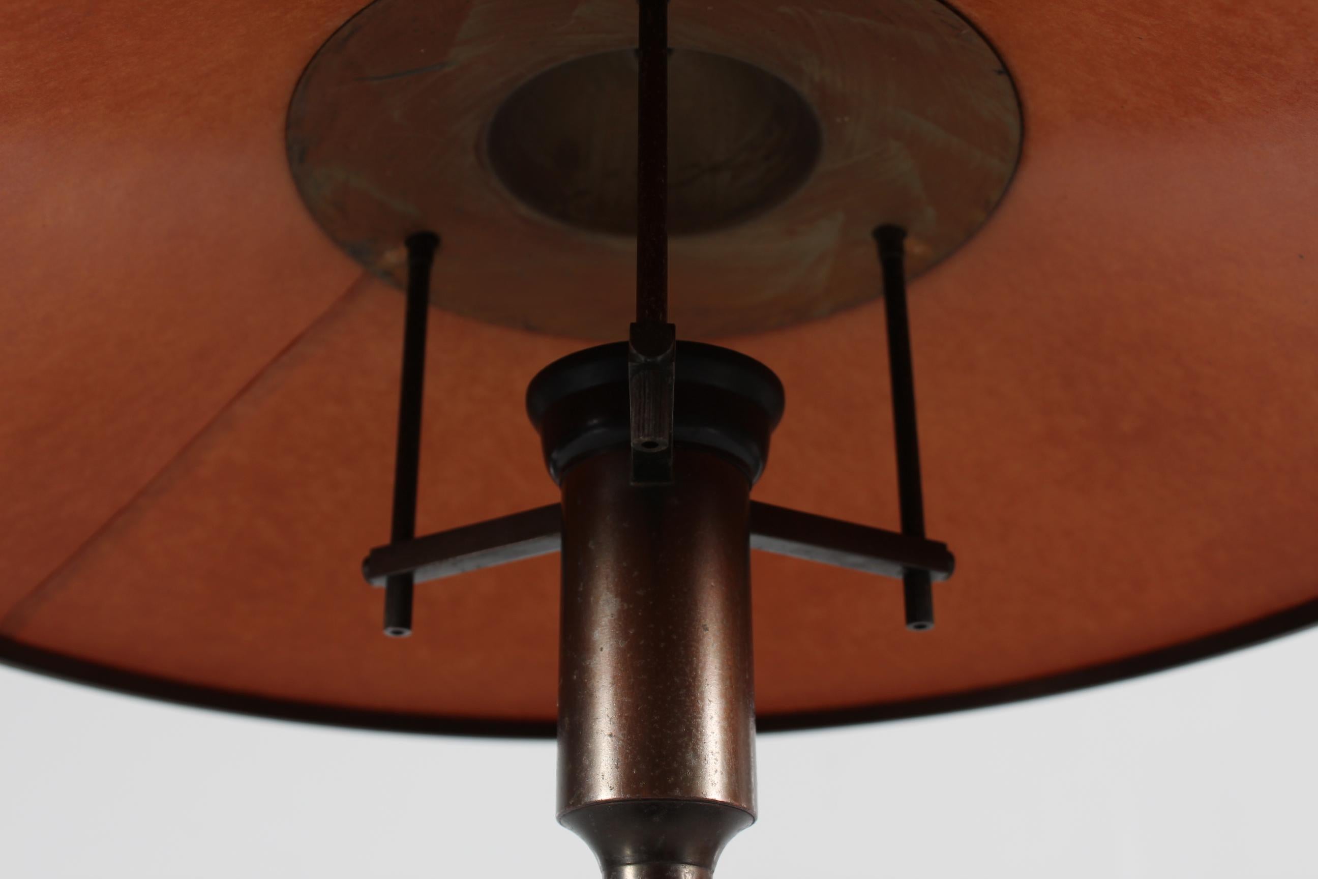 Mid-20th Century Danish Art Deco Kongelys Table Lamp by Niels Thykier Early Version Fog & Mørup
