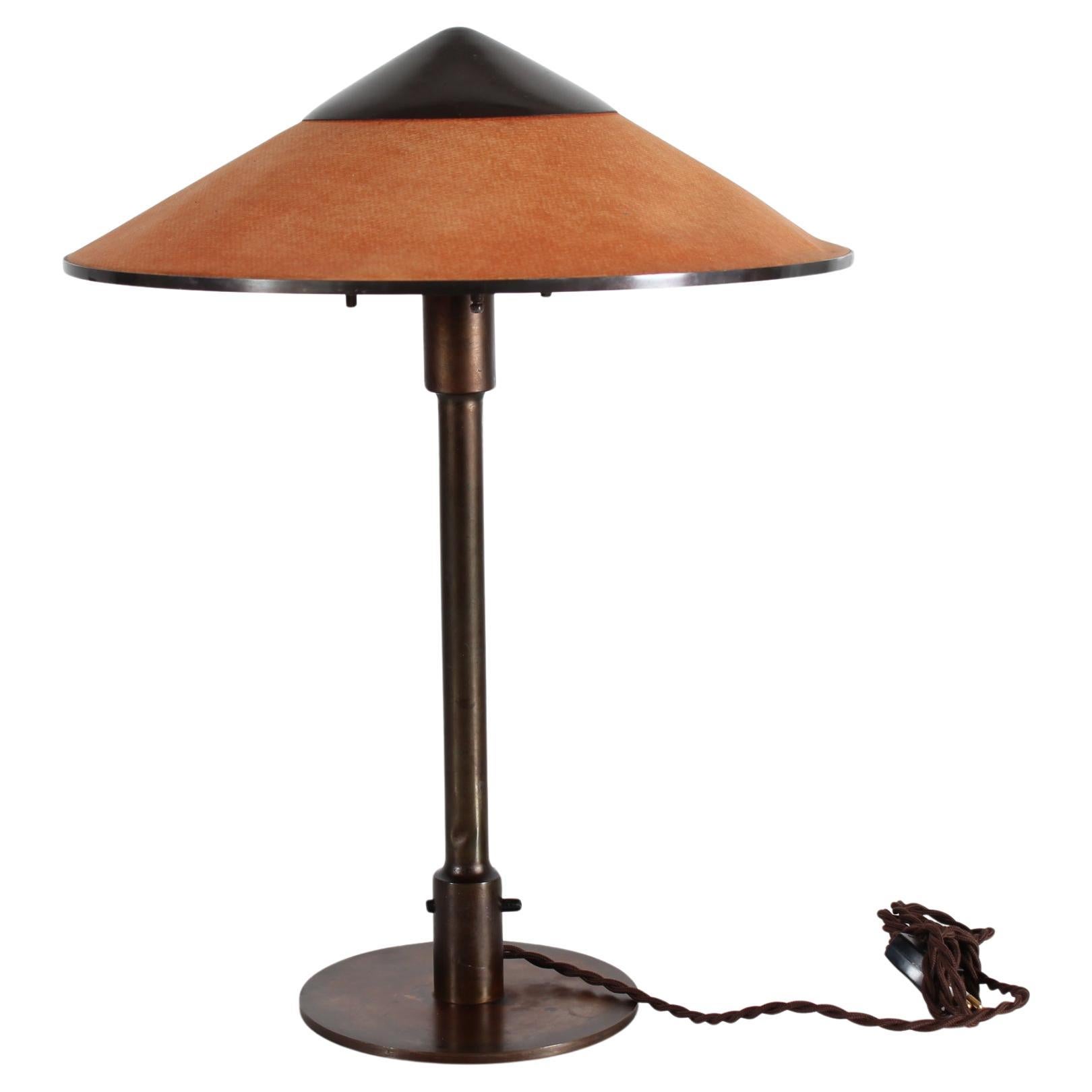 Lampe de table danoise art déco Kongelys par Niels Thykier Early Version Fog & Mørup