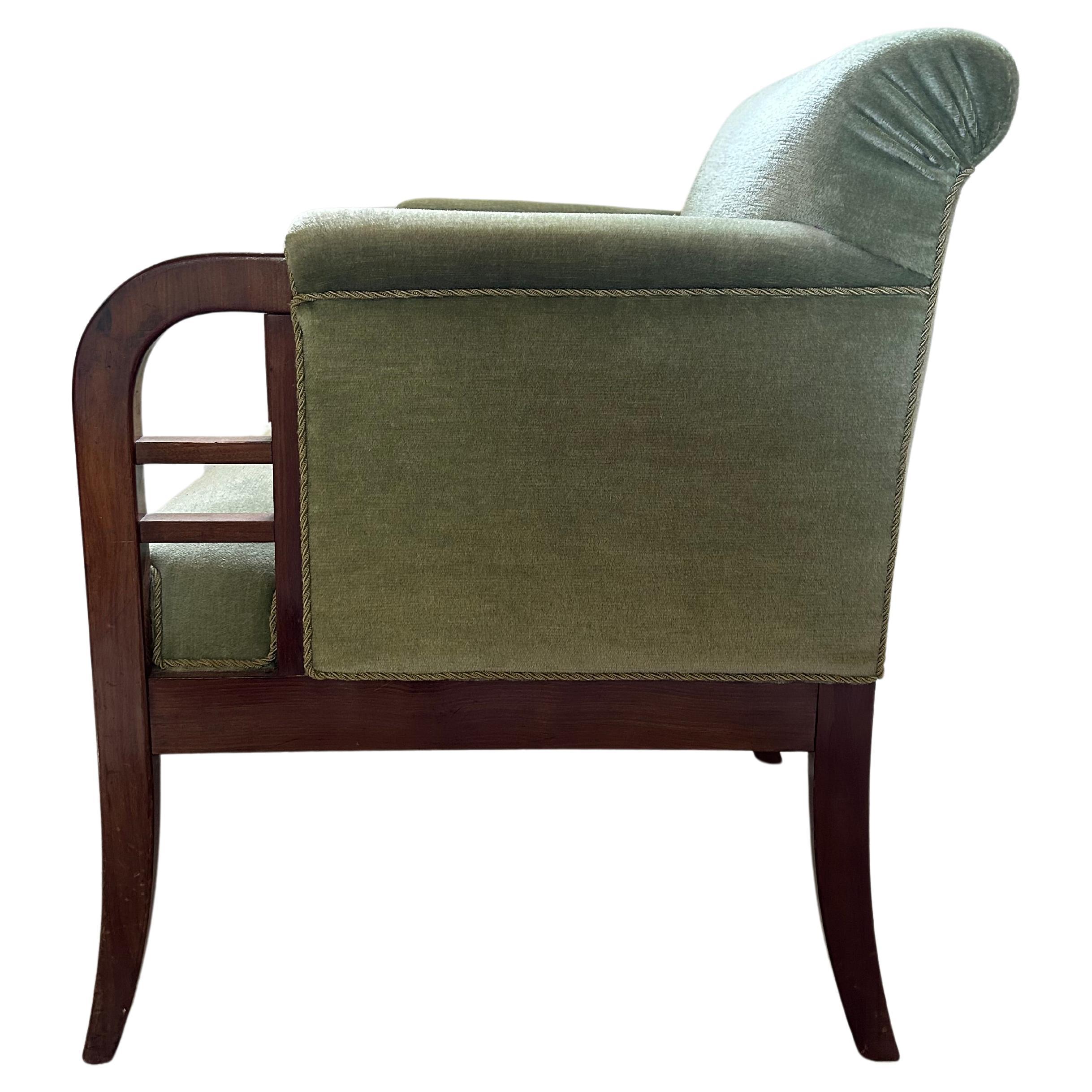 Danish Art Deco Lounge Chair by Frits Henningsen, Denmark 1920’s