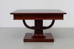 Danish Art Deco Mahogany Center Table, 1920s.