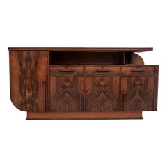 Danish Art Deco Rosewood Sideboard Credenza from circa 1960s