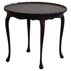 Retro Danish Art Deco Side Table / Coffee Table in Stained Beech, 1940s