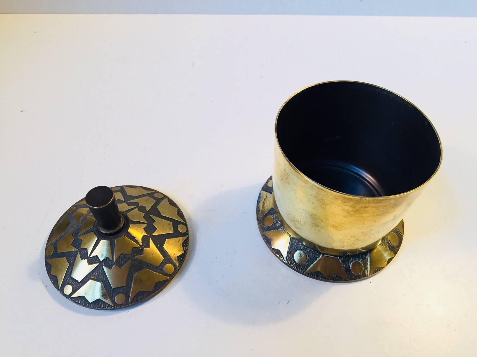 Danish Art Deco Trinket in Bronze by Nordisk Malm, 1930s For Sale 2