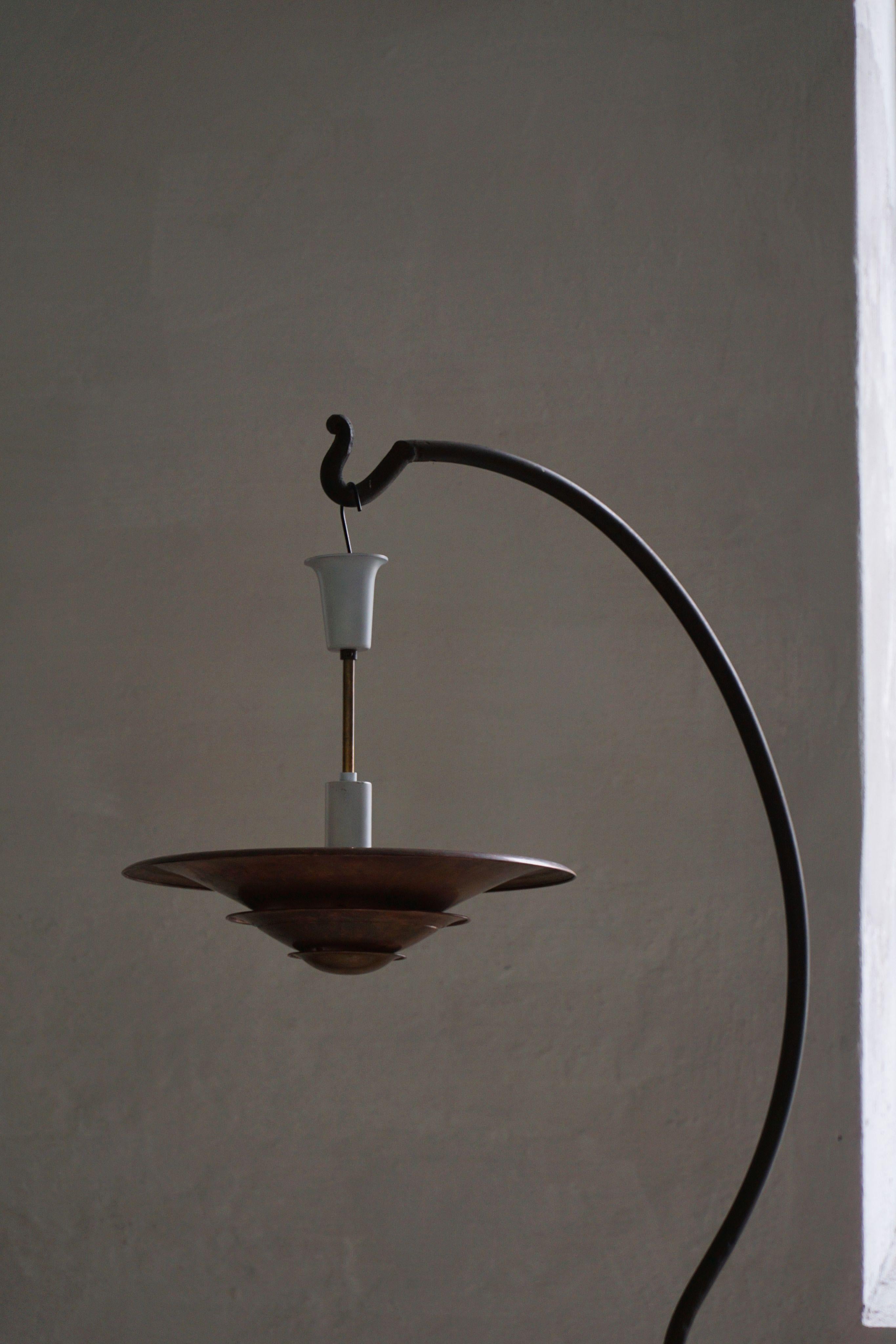 Ciondolo danese Art Deco a luce abbagliante di Louis Poulsen, modello 