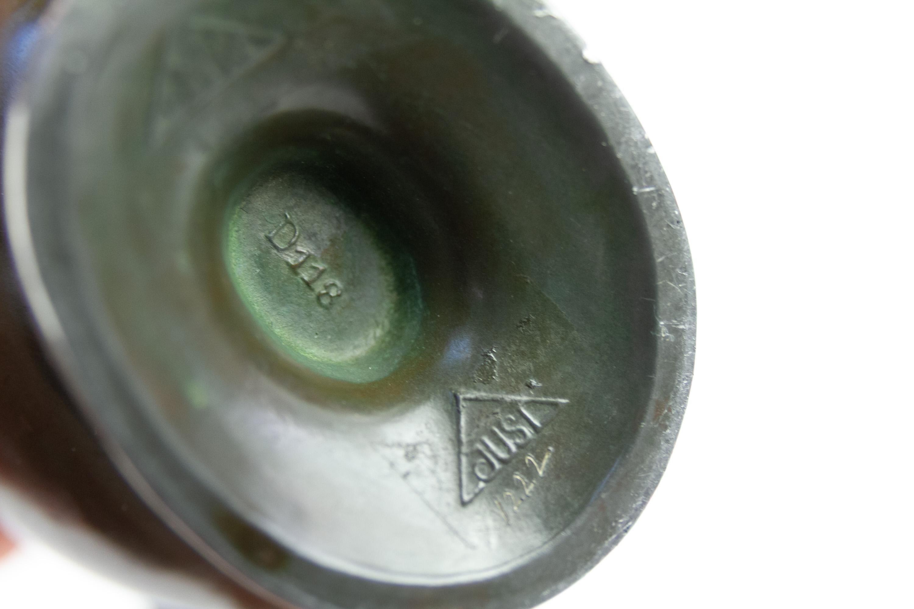 Vaso danese Art Deco di Just Andersen, anni '30. in vendita 1