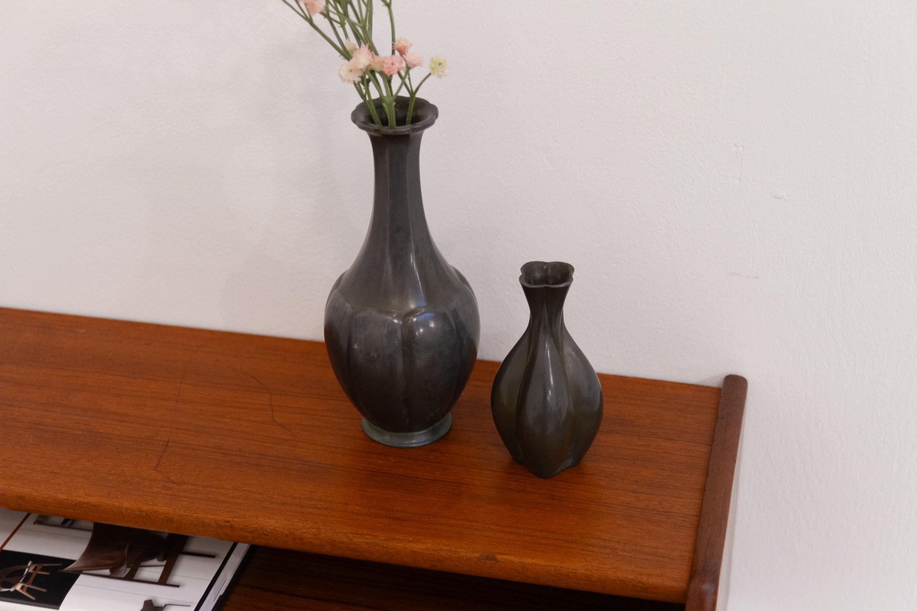 Danish Art Deco Vases by Just Andersen, 1940s. Set of 2. in vendita 6