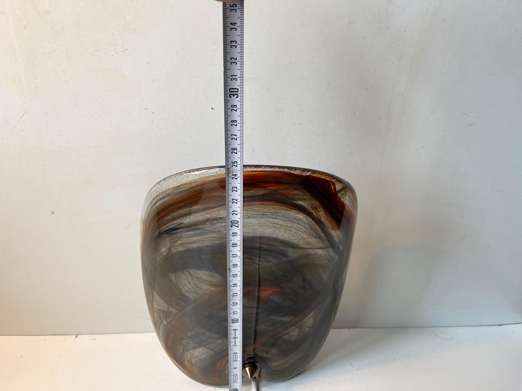 Danish Art Glass Wall Sconce by Per Lütken for Holmegaard, 1970s In Good Condition In Esbjerg, DK