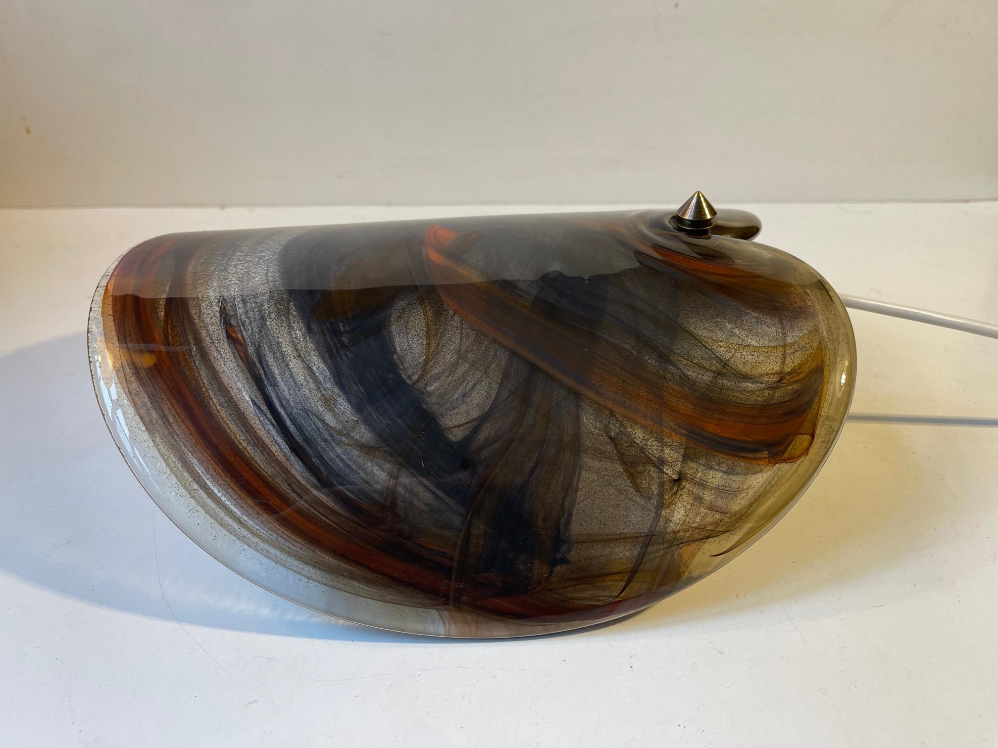 Late 20th Century Danish Art Glass Wall Sconce by Per Lütken for Holmegaard, 1970s