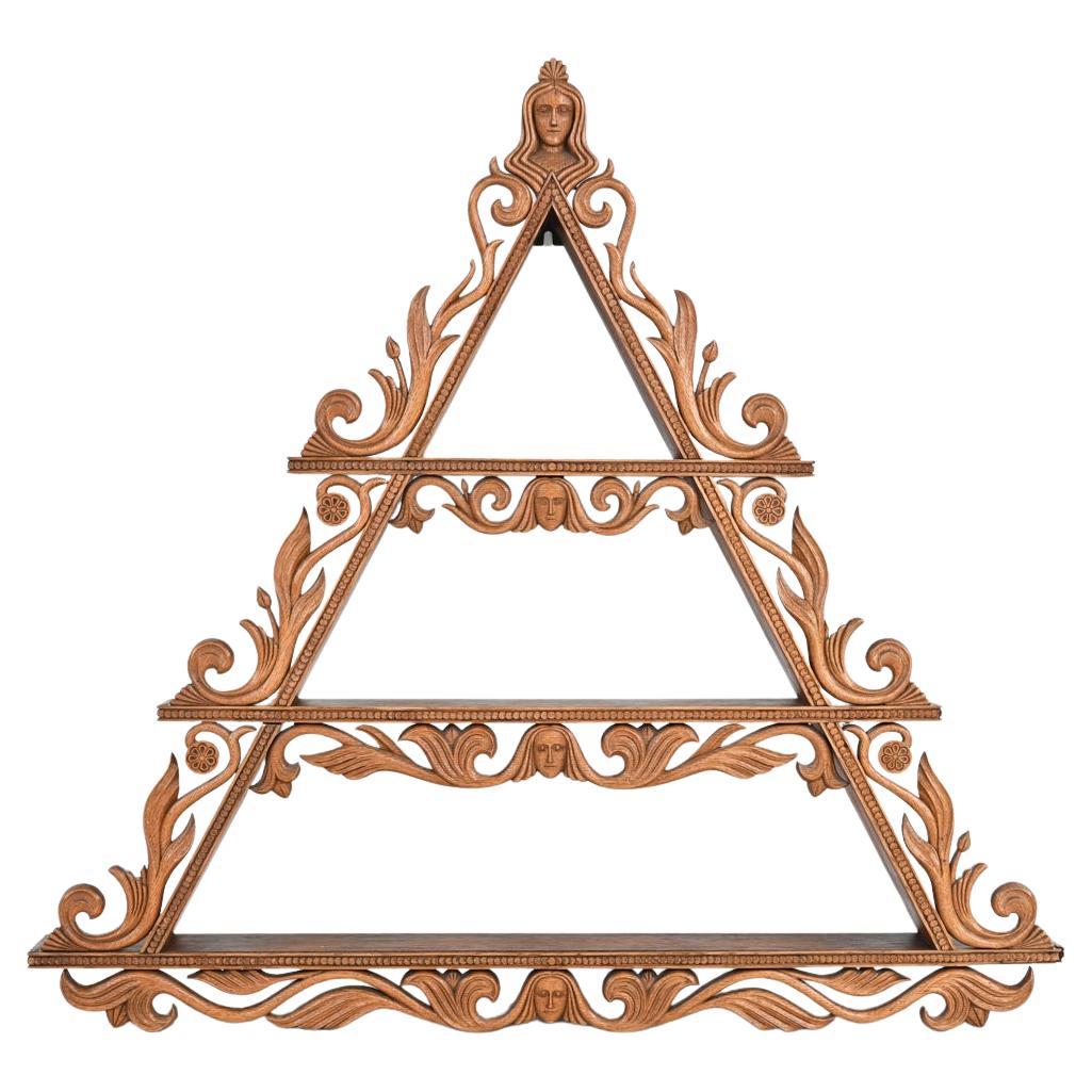 Art Deco Lucite Wall Mounted Shelf at 1stDibs