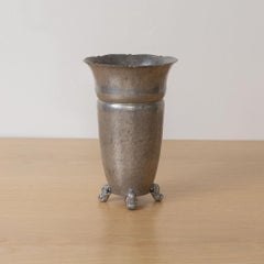 Danish Art Nouveau Pewter Vase for Gerotin, 1920s