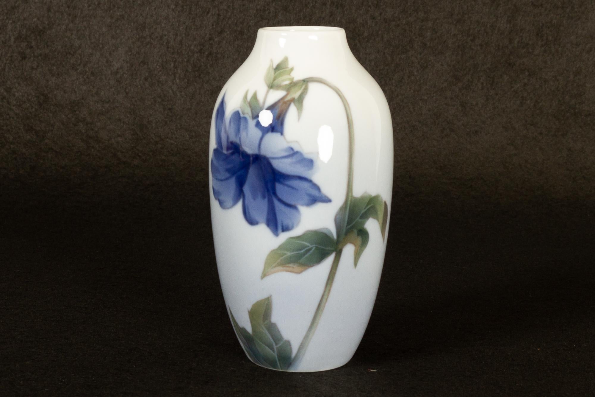 Danish Art Nouveau Porcelain Vases by Royal Copenhagen, 1960s 2