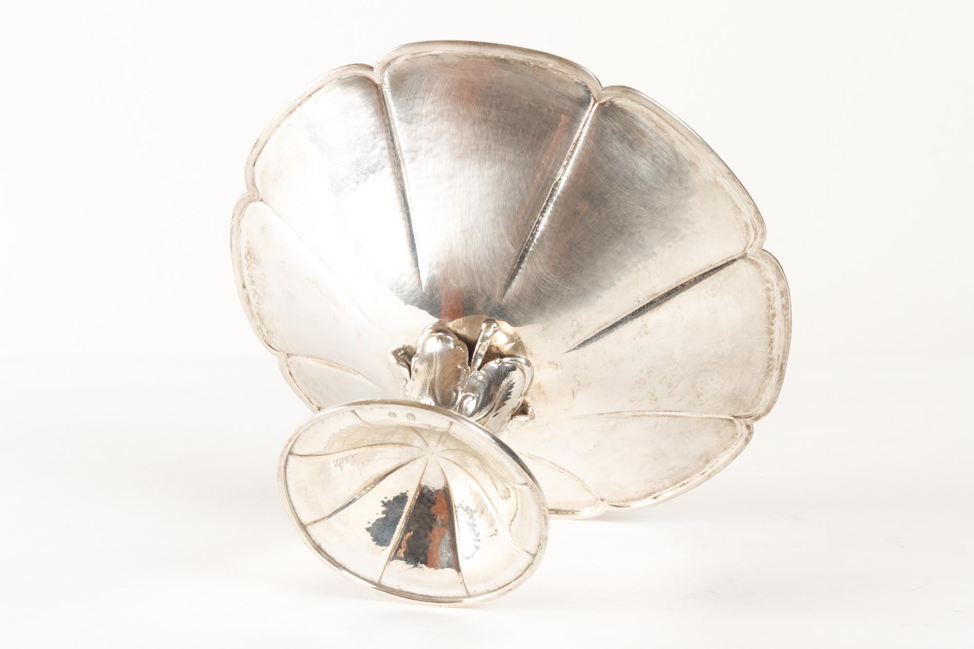 Danish Art Nouveau Silver Centerpiece, 1920s 4