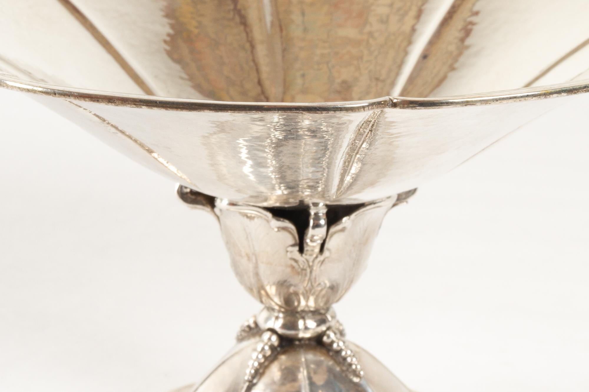 Danish Art Nouveau Silver Centerpiece, 1920s 5