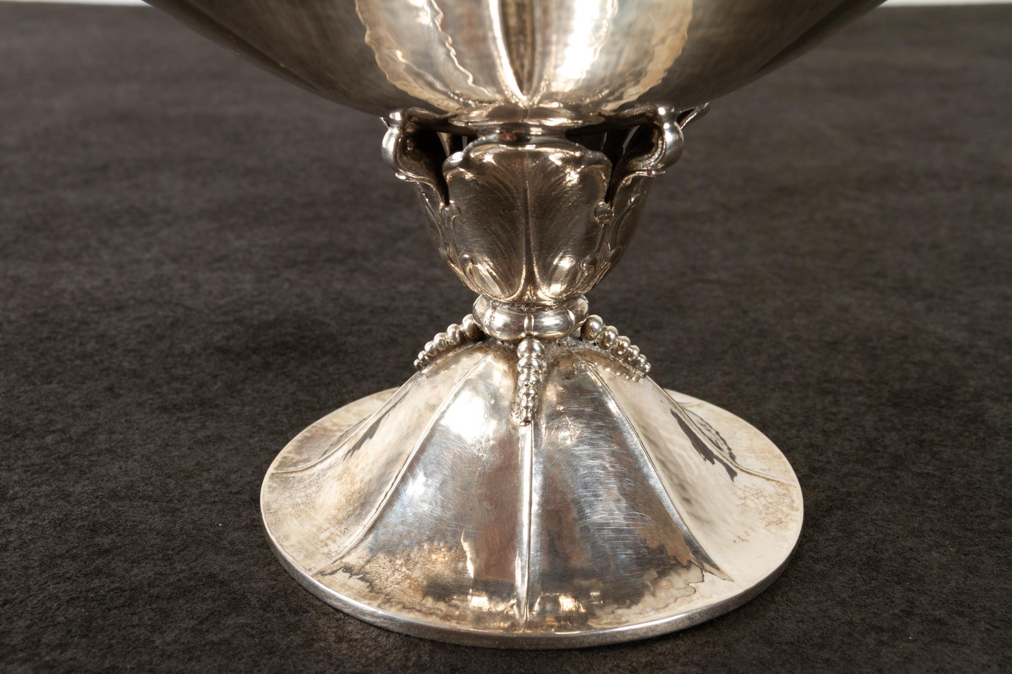 Danish Art Nouveau Silver Centerpiece, 1920s 9