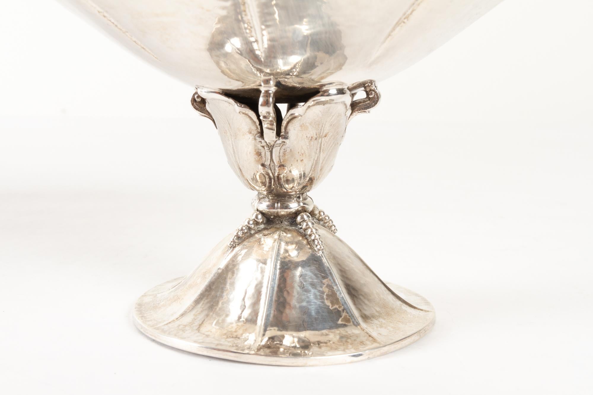 Danish Art Nouveau Silver Centerpiece, 1920s 1