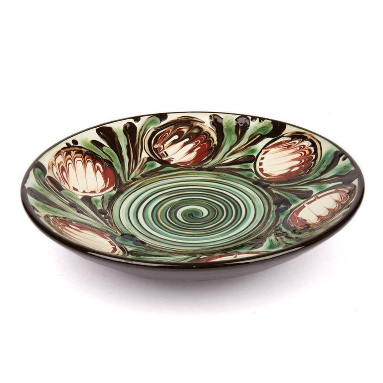 Glazed Danish Art Pottery Bowl by Herman August Kahler, 20th Century For Sale