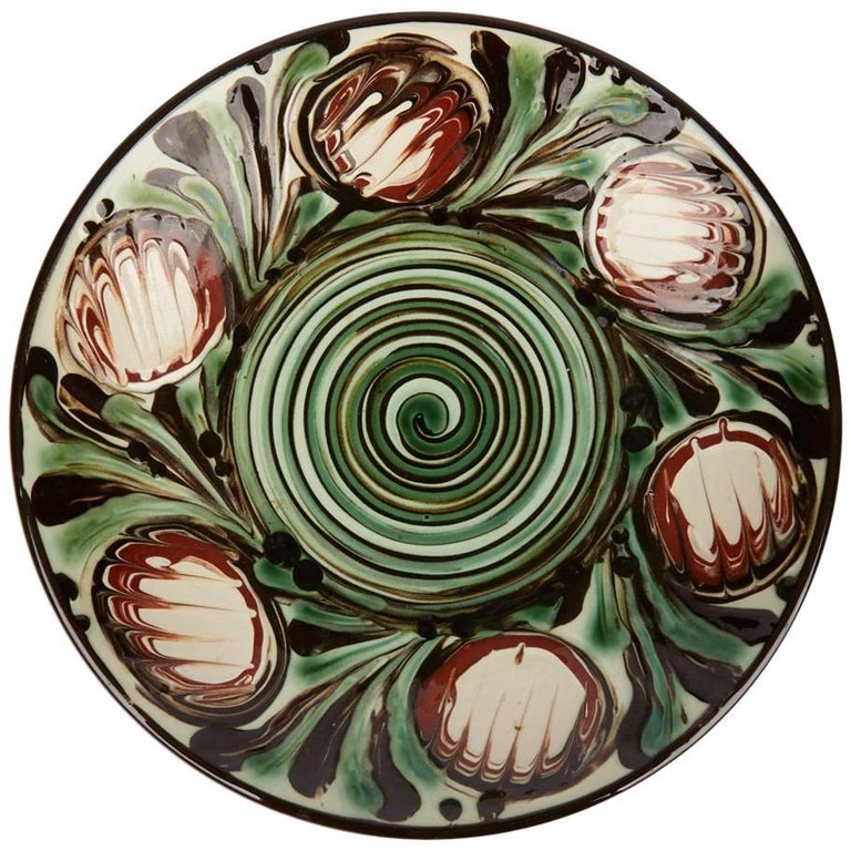 Danish Art Pottery Bowl by Herman August Kahler, 20th Century For Sale