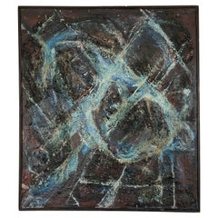 Dänischer Künstler Otto Petersen, Gemälde der Moderne der Mitte des Jahrhunderts, 1960er Jahre